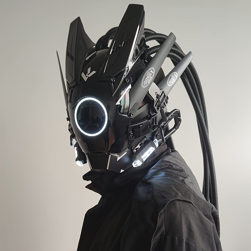 Futuristic LED Punk Mask