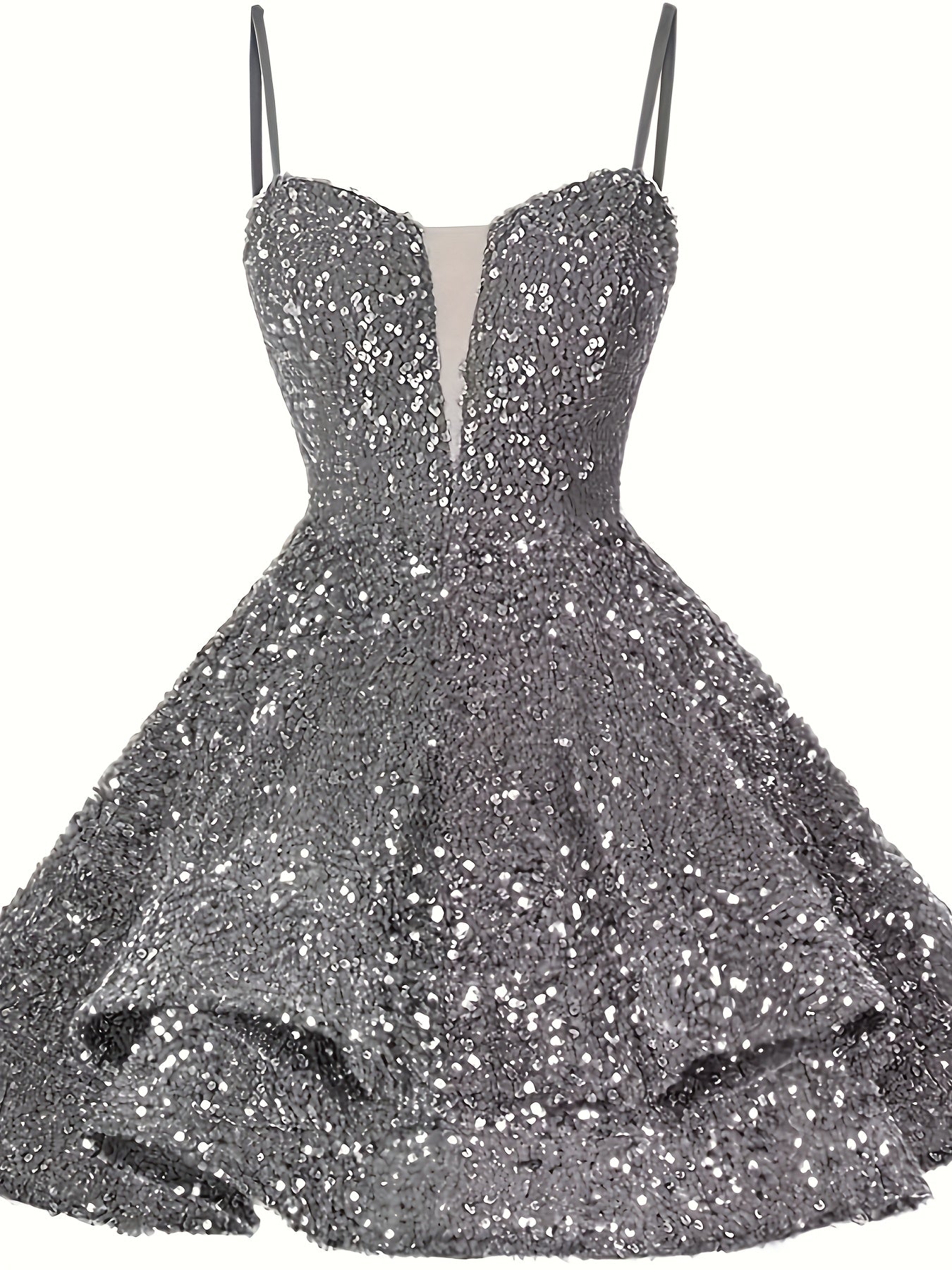 Sweet Sparkly Sequin Short Teen Homecoming Dress for Prom Party Gowns