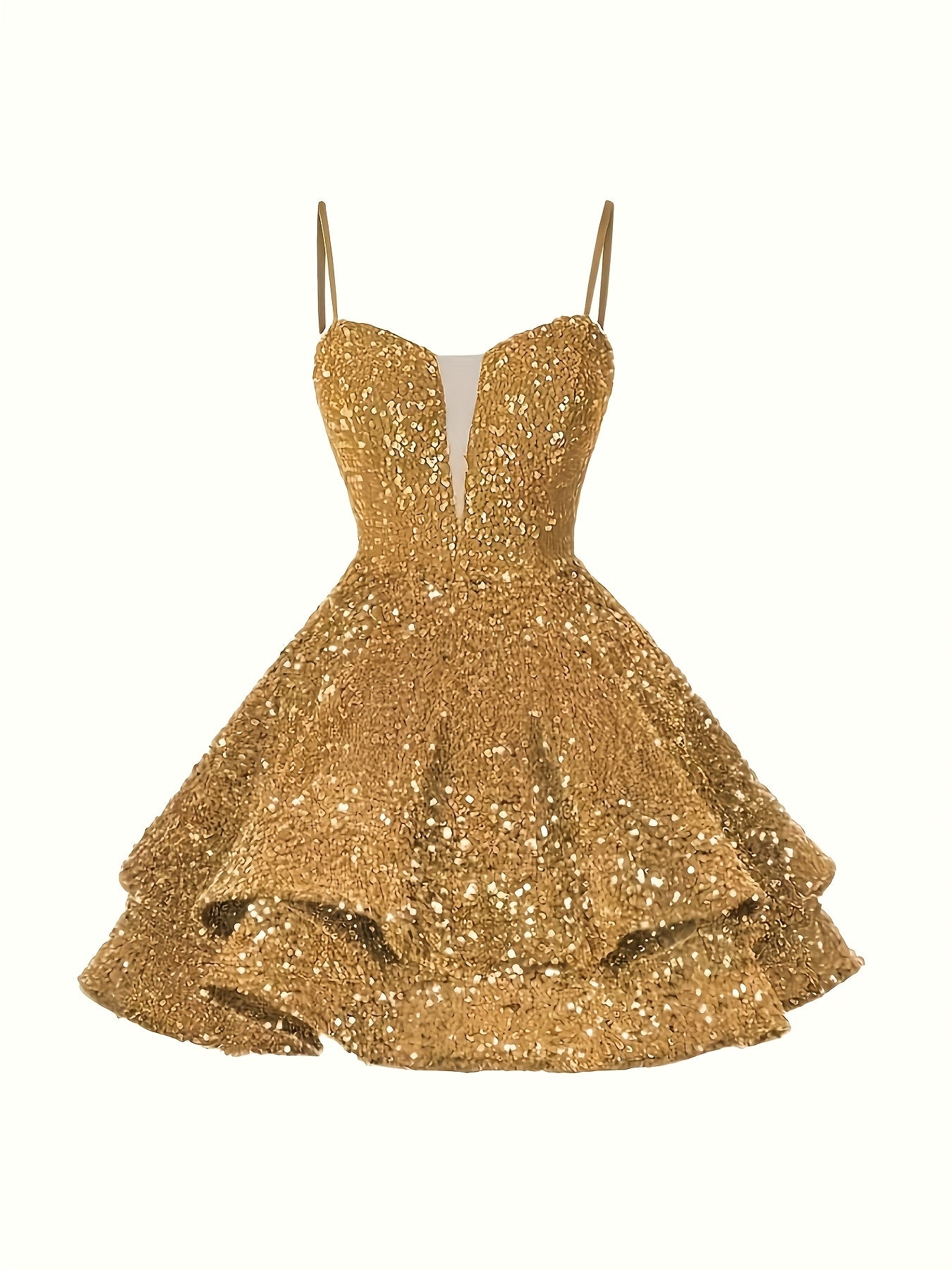 Sweet Sparkly Sequin Short Teen Homecoming Dress for Prom Party Gowns