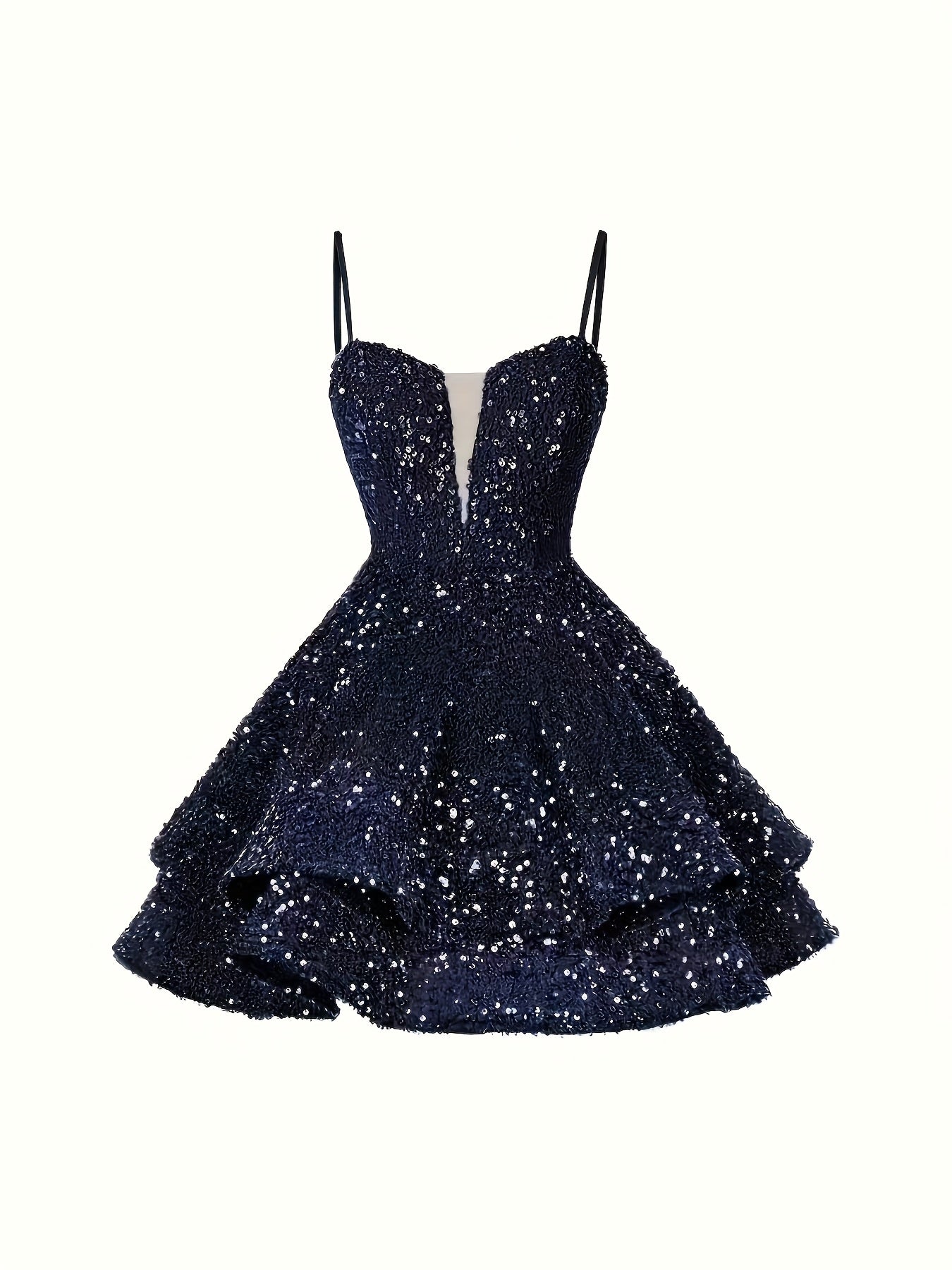 Sweet Sparkly Sequin Short Teen Homecoming Dress for Prom Party Gowns