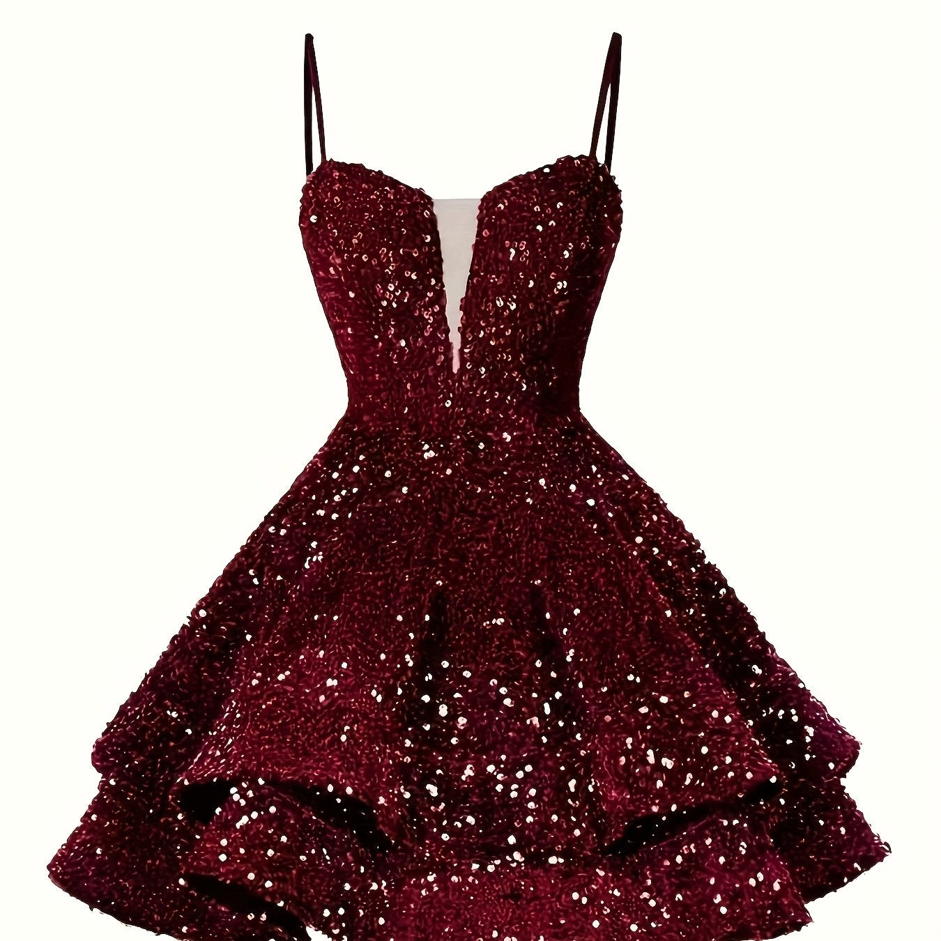 Sweet Sparkly Sequin Short Teen Homecoming Dress for Prom Party Gowns