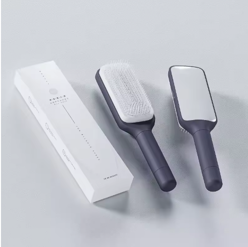 Self-Cleaning Airbag Hairbrush
