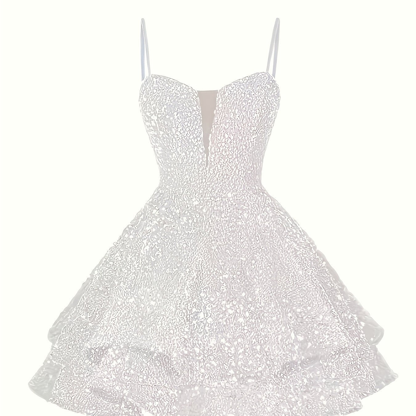 Sweet Sparkly Sequin Short Teen Homecoming Dress for Prom Party Gowns