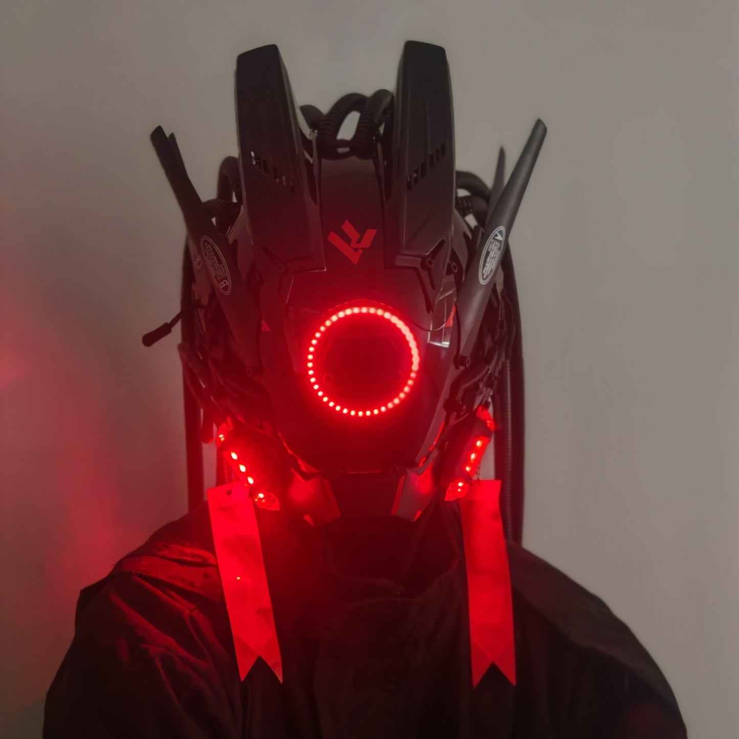 Futuristic LED Punk Mask