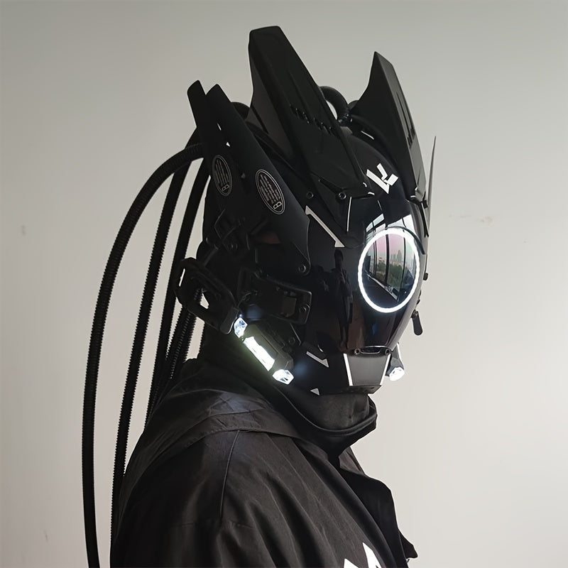 Futuristic LED Punk Mask