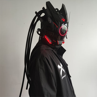 Futuristic LED Punk Mask