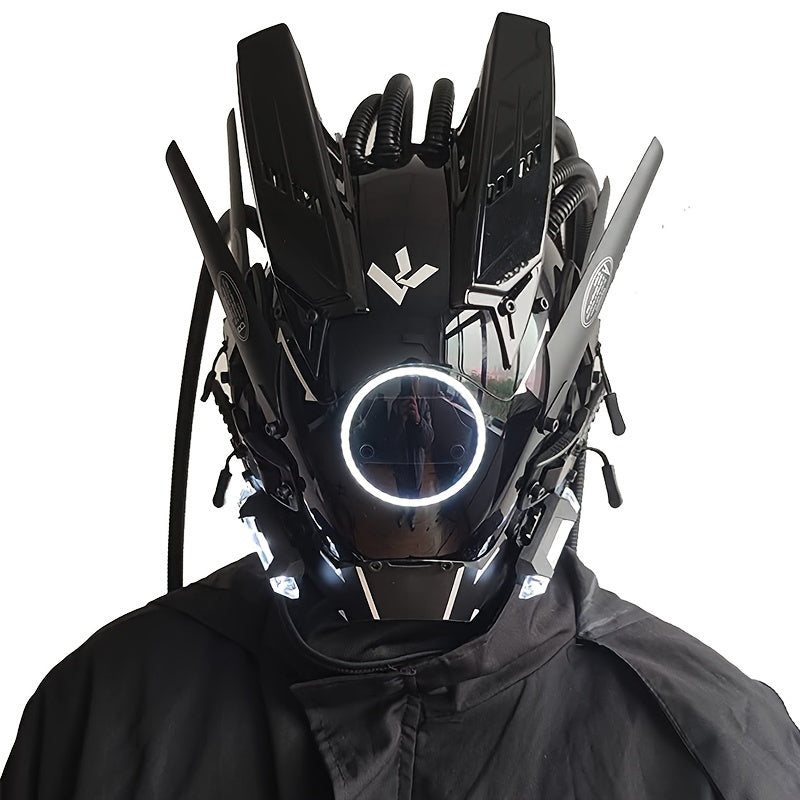 Futuristic LED Punk Mask