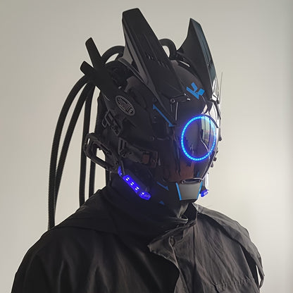 Futuristic LED Punk Mask