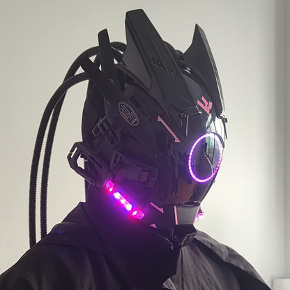 Futuristic LED Punk Mask