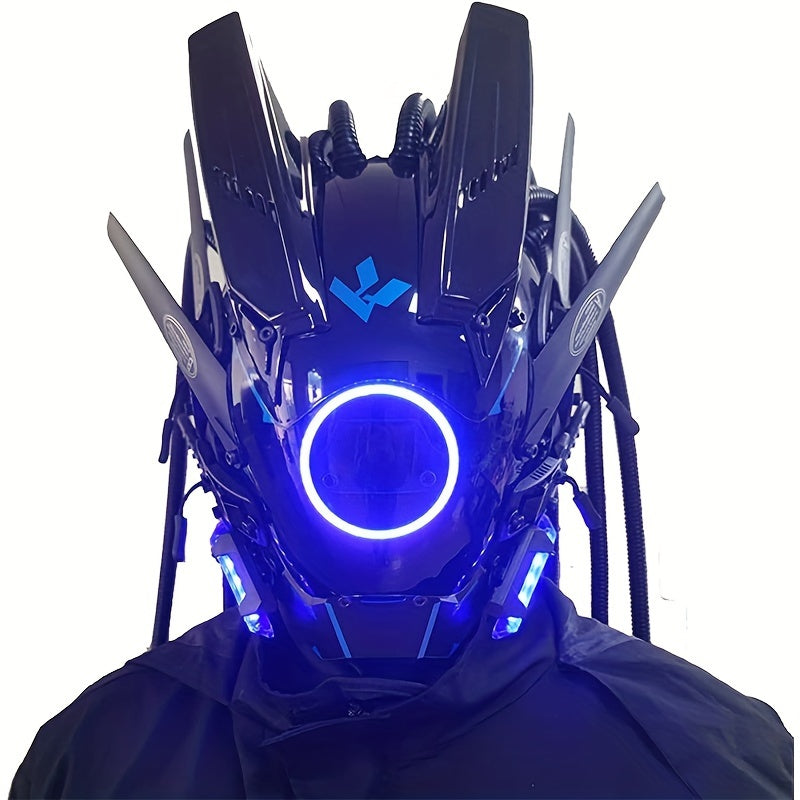 Futuristic LED Punk Mask