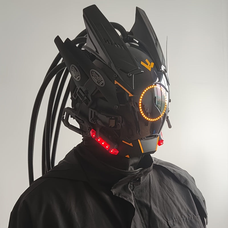 Futuristic LED Punk Mask