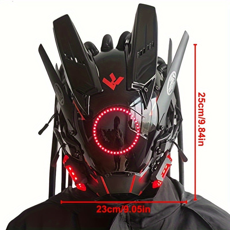 Futuristic LED Punk Mask