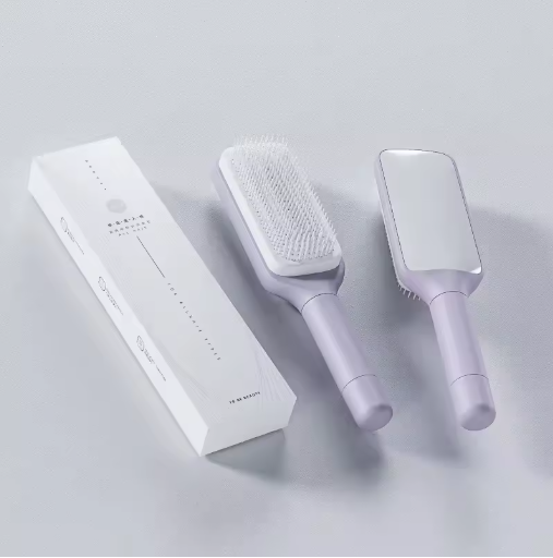 Self-Cleaning Airbag Hairbrush