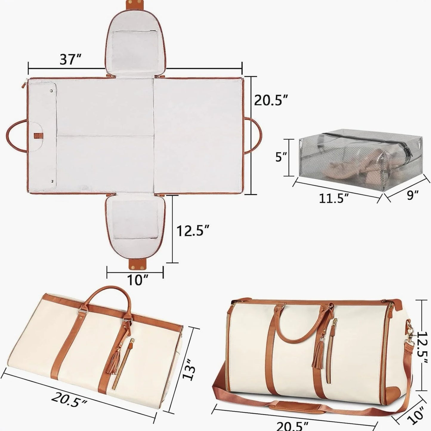Large Capacity Travel Duffle Bag Women's