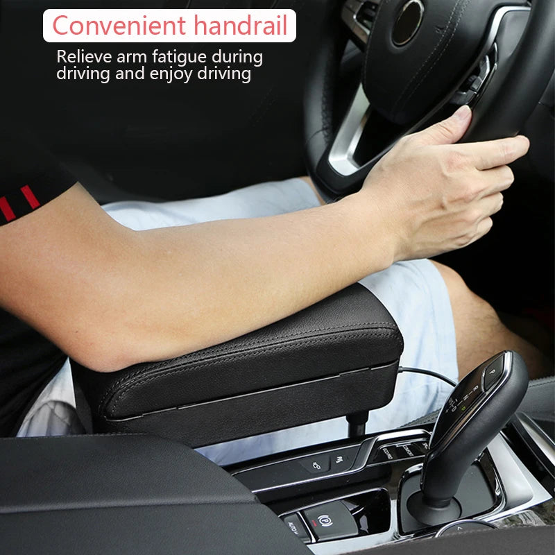 Adjustable Elbow Rest Pad with Console Storage