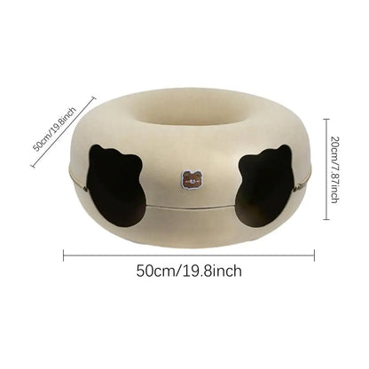 Cat Donut Cave Bed