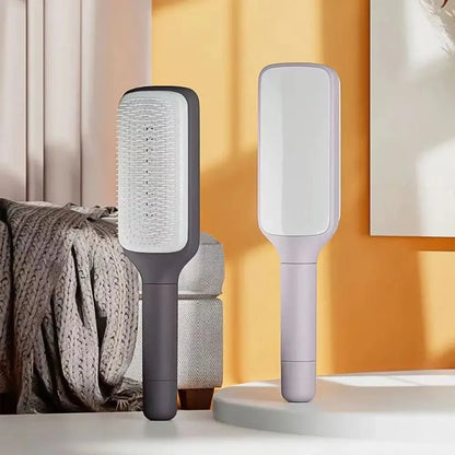 Self-Cleaning Airbag Hairbrush