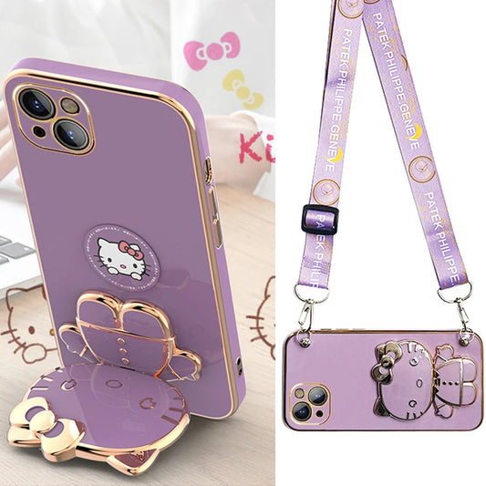 Hello Kitty Plated Phone Stand