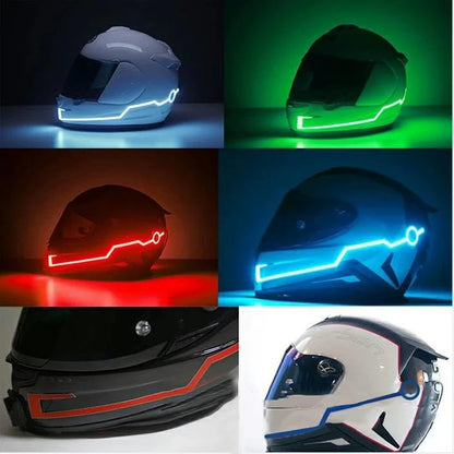 Motorcycle Helmet LED Strip Kit