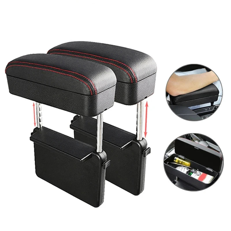 Adjustable Elbow Rest Pad with Console Storage