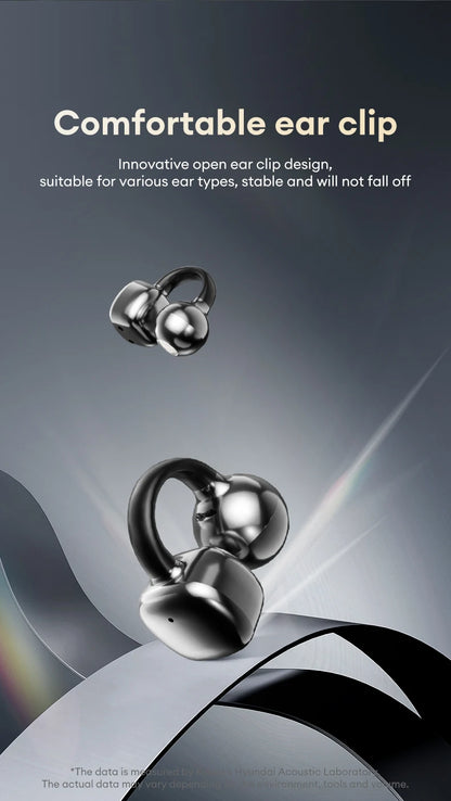 Choice HYUNDAI HY-C02 Nice earrings Earphones Wireless Bluetooth Headphones LED Power Display Mic Stereo Sound Earphones