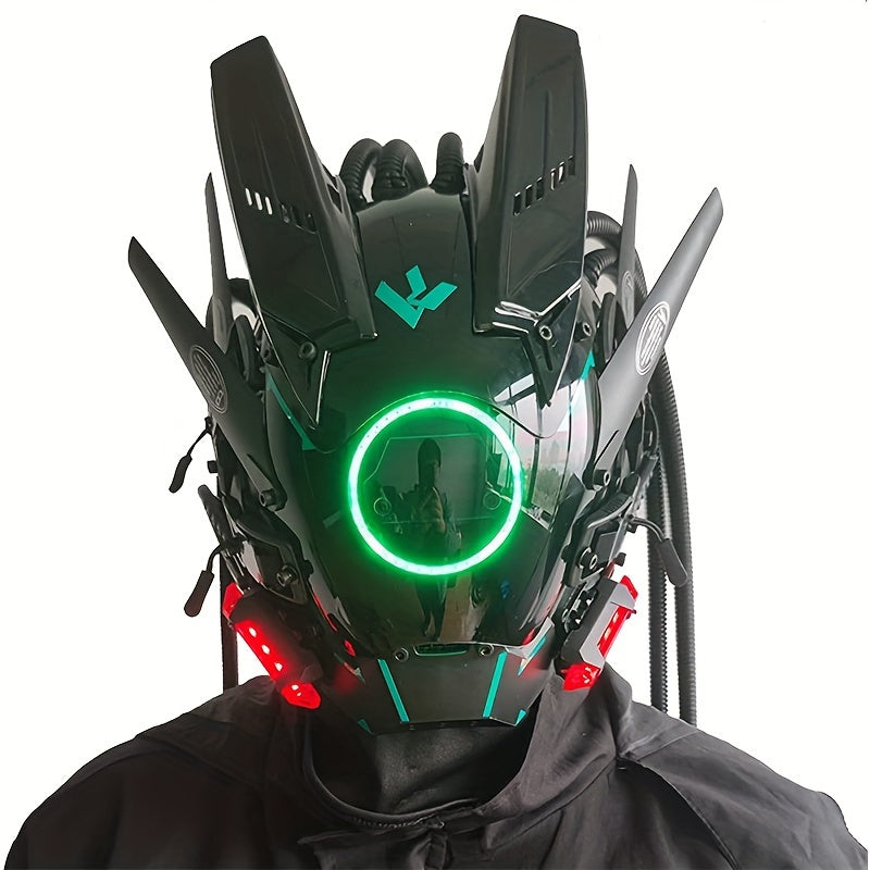 Futuristic LED Punk Mask