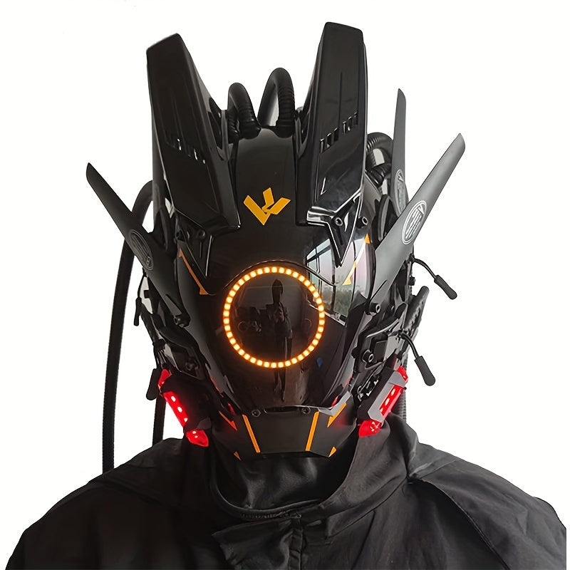 Futuristic LED Punk Mask