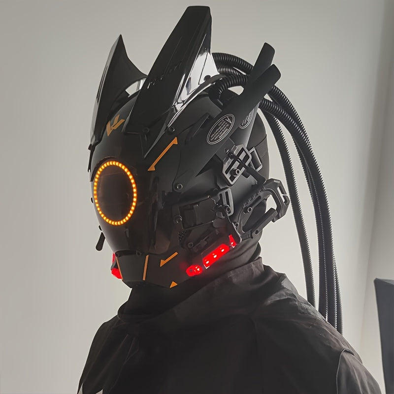 Futuristic LED Punk Mask