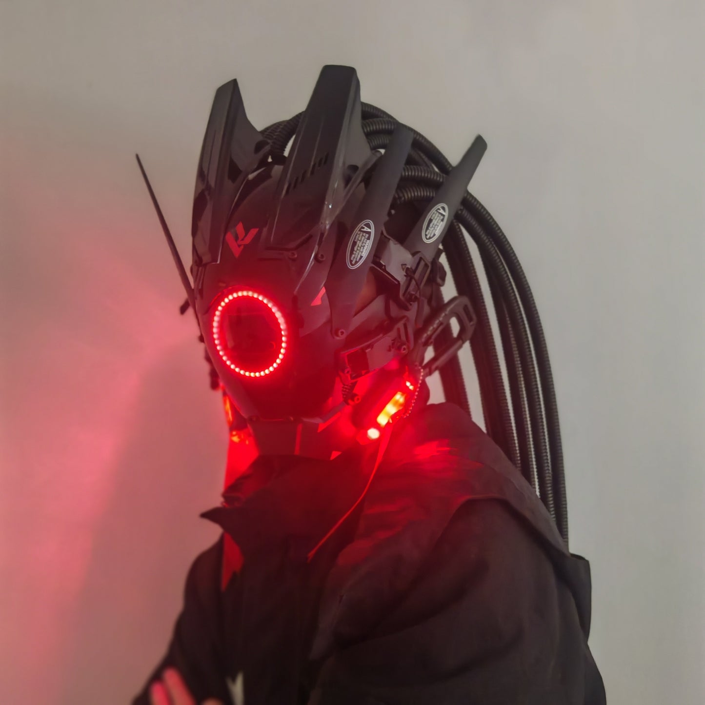 Futuristic LED Punk Mask
